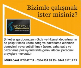 BAY VE BAYAN PAZARLAMA ELEMANI ALINACAKTIR