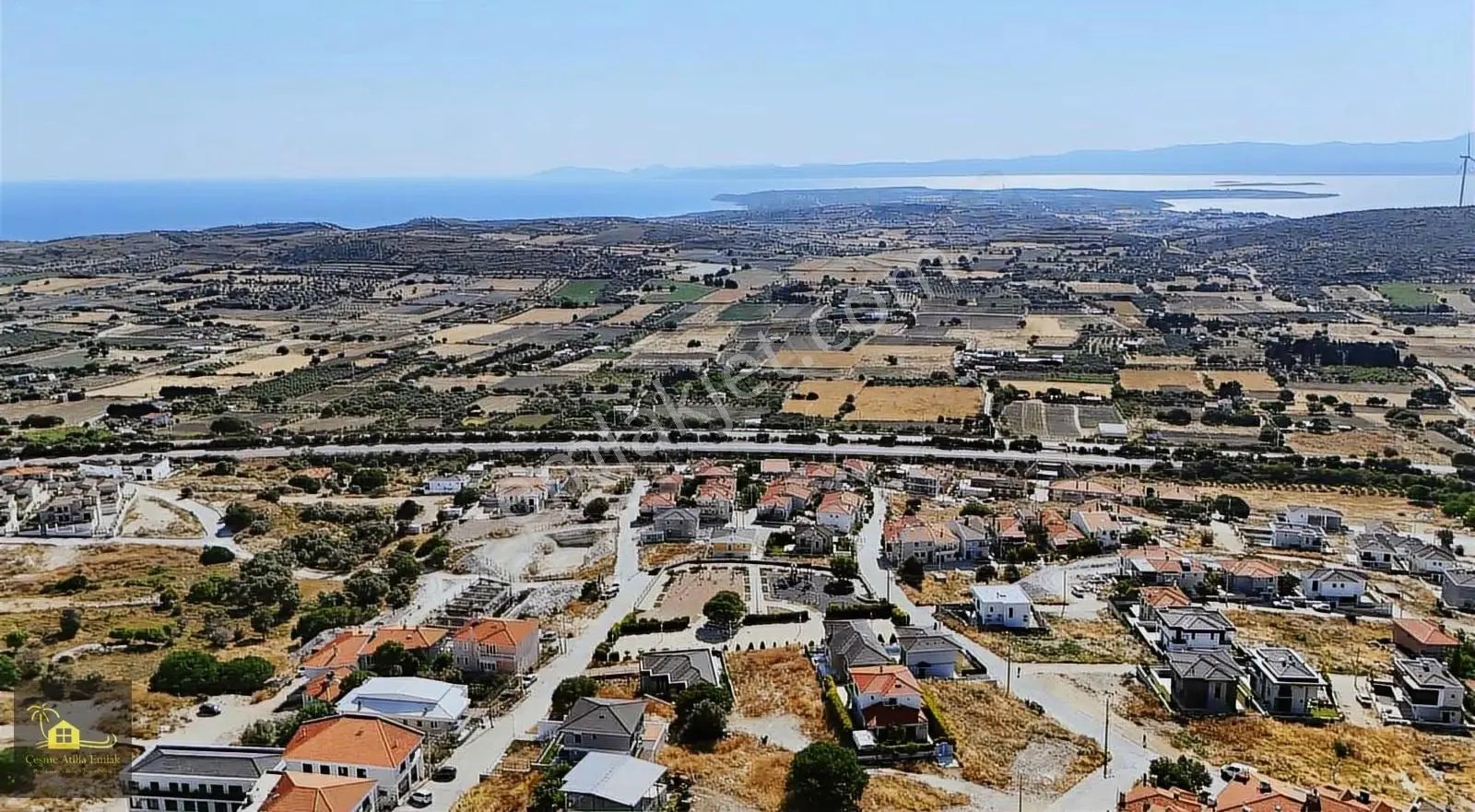 Çeşmede Satılık Deniz Manzaralı 375m2 Arsa | Tek Villa İmarlı