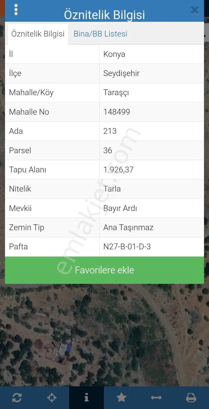 İdamax'tan Taraşçı'da Müstakil, Yol Cepheli Tarla