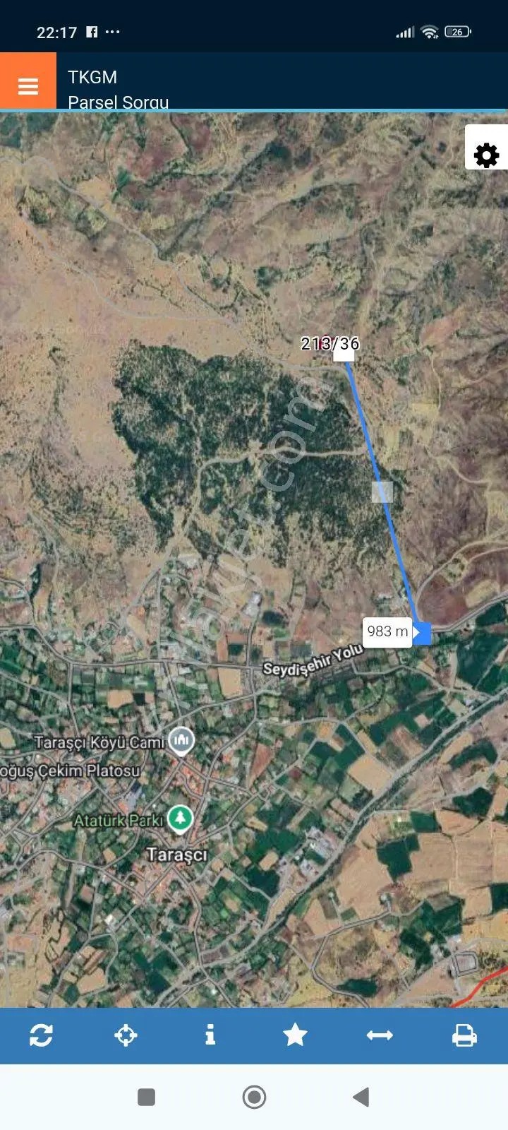İdamax'tan Taraşçı'da Müstakil, Yol Cepheli Tarla
