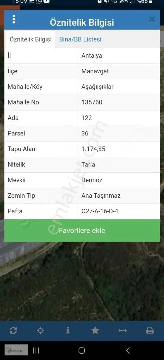 İdamax'tan Aşağıışıklar'da Tek Tapu Satılık Tarla