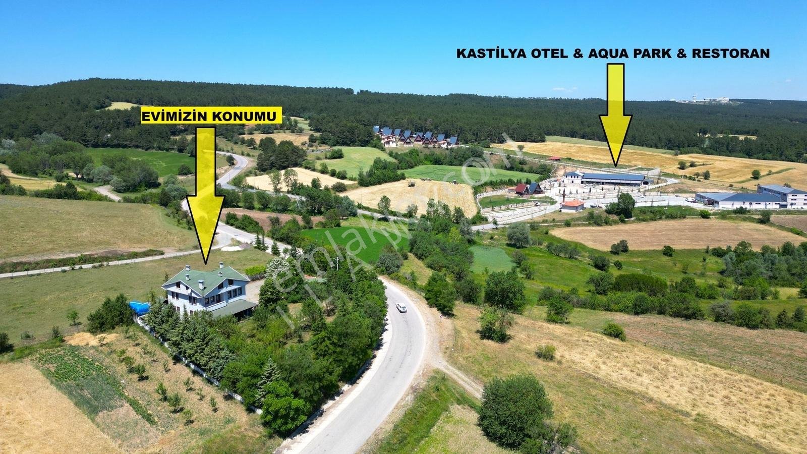 █ Garanti Emlak'tan - Kastilya Yanı - Emsalsiz Bir Çiftlik Evi █