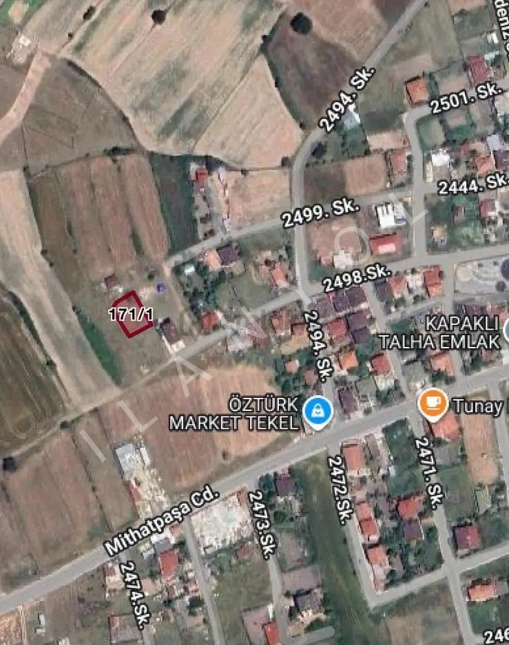 Tekirdağ Kapaklı Pınarça Köyünde Satılık Arsa