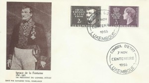 LÜKSEMBURG 1956 DEVLET KONSİLİ'NİN 100.YILI FDC