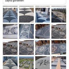 Güzelbahçe granit küptaş begonit küptaş uygulama ekibi Halil usta