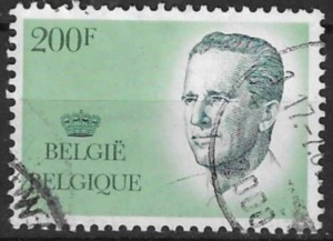 BELÇİKA 1986 DAMGALI KRAL BAUDOİN SERİSİ 1
