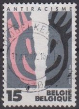BELÇİKA 1992 DAMGALI IRKÇILIK KARŞITLIĞI SERİSİ