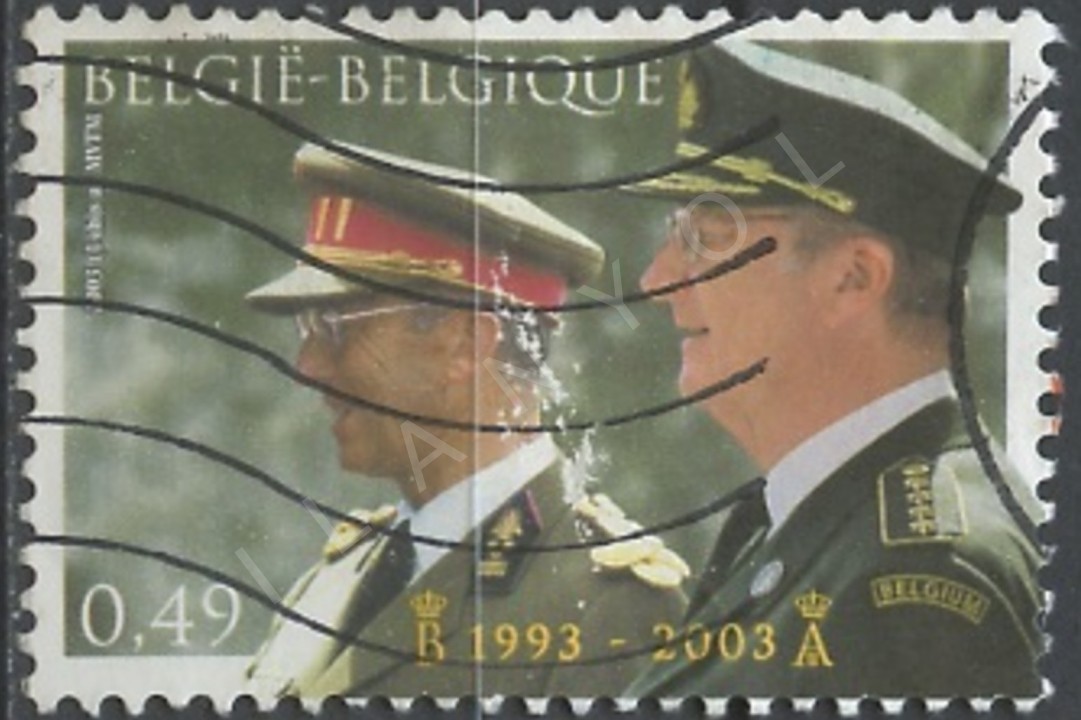 BELÇİKA 2003 DAMGALI KRAL BAUDOİN’İN ÖLÜMÜNÜN 10.YILI SERİSİ
