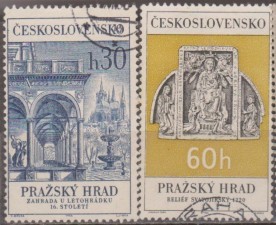 ÇEKOSLAVAKYA 1966 DAMGALI PRAG KALESİ SERİSİ