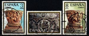 İSPANYA 1974 DAMGALI CHRİSTMAS SERİSİ