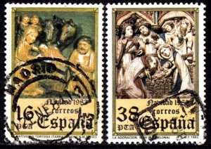 İSPANYA 1983 DAMGALI CHRİSTMAS SERİSİ