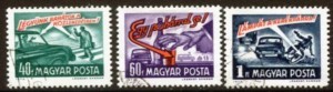 MACARİSTAN 1973 DAMGALI TRAFİK GÜVENLİĞİ SERİSİ