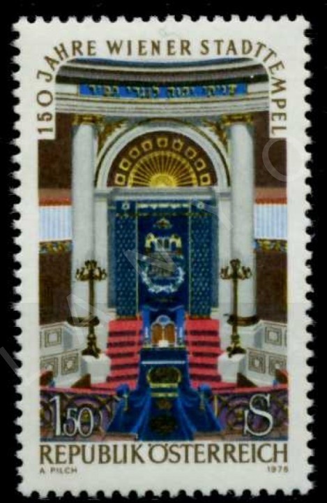 AVUSTURYA 1976 DAMGASIZ VİYANA STADTTEMPEL ‘İN 150.YILI SERİSİ