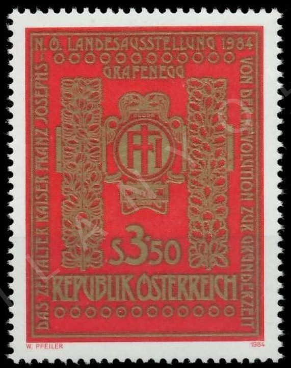 AVUSTURYA 1984 DAMGASIZ AŞAĞI AVUSTURYA EYALET SERGİSİ-İMP. FRANCİS JOSEPH DÖNEMİ SERİSİ
