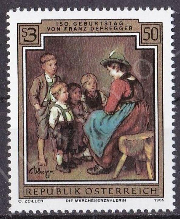 AVUSTURYA 1985 DAMGASIZ FRANZ DEFREGGER’İN 150.YILI SERİSİ