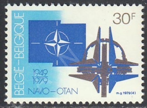 BELÇİKA 1979 DAMGASIZ NATO'NUN 30.YILI SERİSİ