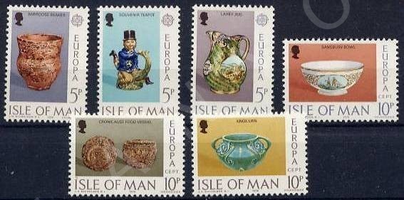 İSLE OF MAN 1976 DAMGASIZ AVRUPA CEPT SERİSİ