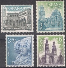 İSPANYA 1969 DAMGASIZ TURİZM SERİSİ