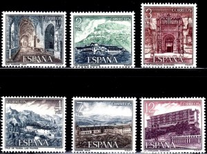 İSPANYA 1976 DAMGASIZ TURİZM SERİSİ