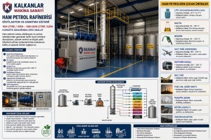 Manufacturing of diesel, gasoline, and lubricating oil production machinery.kalkanlar machina