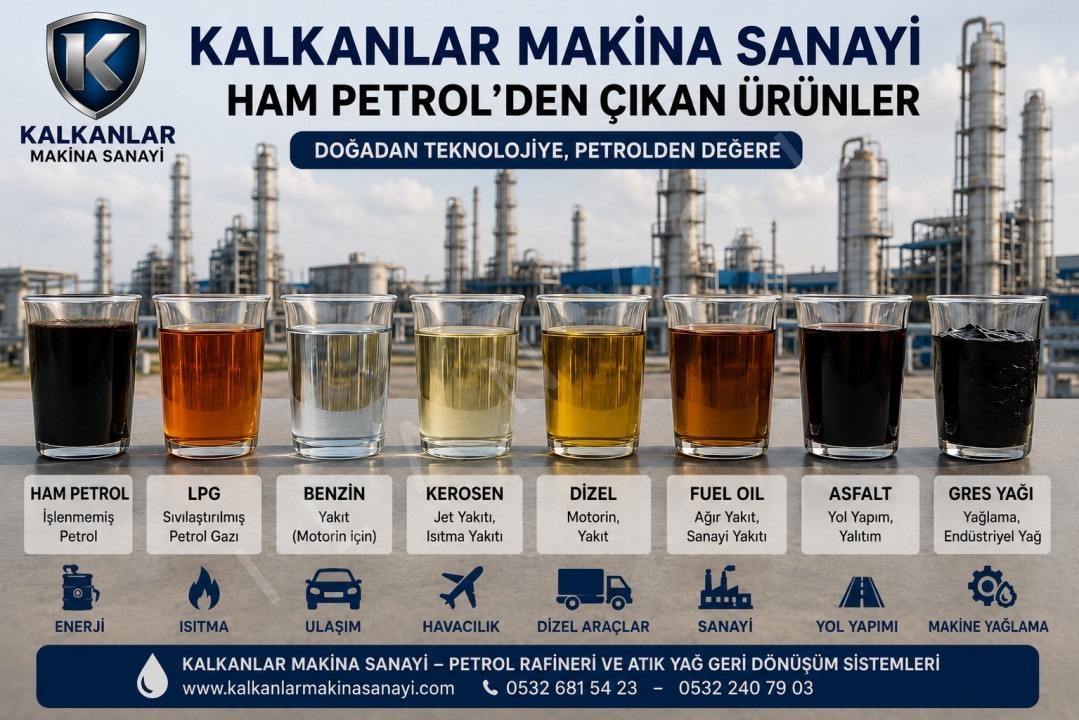 Manufacturing of diesel, gasoline, and lubricating oil production machinery.kalkanlar machina