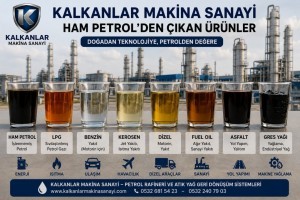 Ham petrol rafineri yapımı kalkanlar makina