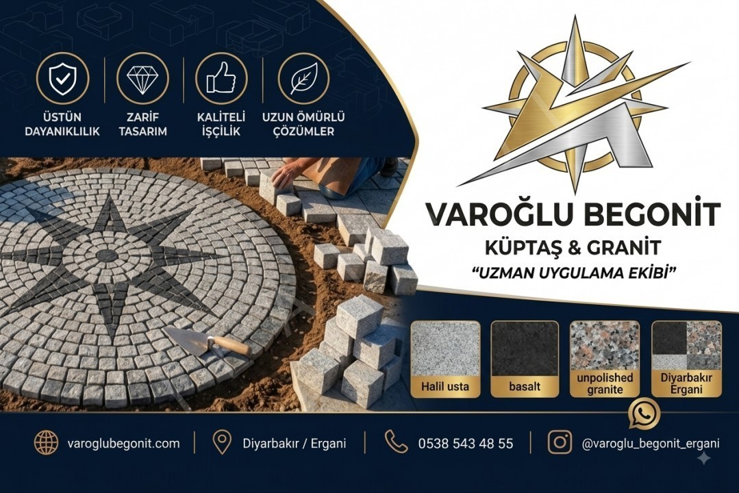 Granit küptaş begonit taş parke taşı döşeme ustası ekibi Halil Kocaeli İzmit