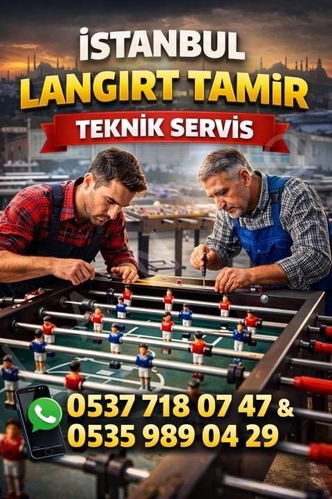 Halı Saha Langırt Tamiri | Teknik Servis & Yedek Parça