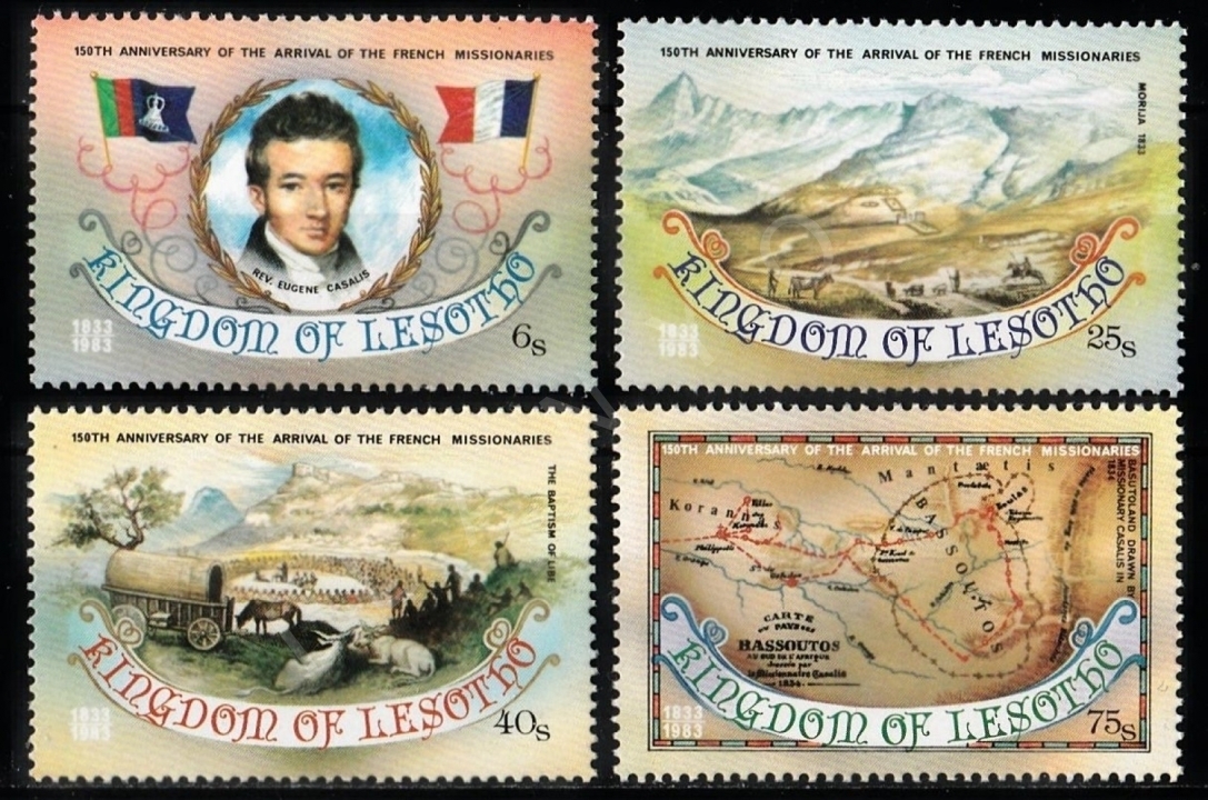 LESOTHO 1983 DAMGASIZ FRANSIZ MİSYONERLER SERİSİ
