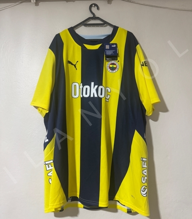 Fenerbahçe 24 25 sezonu çubuklu forma orjinal etiketli 3XL beden